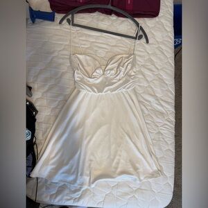 Lucy in the Sky Strapless Cream Dress